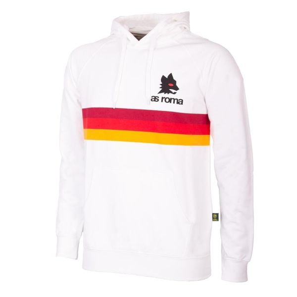 Bluza z kapturem dla dorosłych Listy AS Roma - Biały. Białe bluzy z kapturem męskie COPA FOOTBALL, xl. Za 339.35 zł.