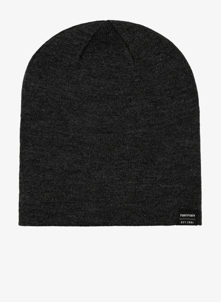 Czapka Hannah Ingo - black oyster mel. Czarne czapki męskie Hannah, na zimę, bez wzorów, z materiału, sportowe. Za 125.90 zł.