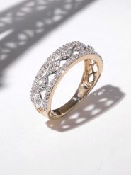 CARATELLI Złoty pierścionek "Sumptuous" z diamentami rozmiar: 56. Żółte pierścionki damskie CARATELLI, z diamentem, złote. Za 1,995.35 zł.