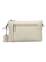 Charm Skórzana torebka w kolorze kremowym - 22 x 14 x 7 cm rozmiar: onesize. Brązowe torebki klasyczne damskie Charm, bez wzorów, z materiału, bez dodatków. Za 165.99 zł.