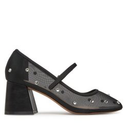 Półbuty Call It Spring. Czarne półbuty damskie Call It Spring, bez wzorów, bez obcasa, na obcasie. Za 149.99 zł.