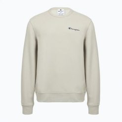 Bluza męska Champion 221792 Crewneck Sweatshirt. Brązowe bluzy bez kaptura męskie CHAMPION, l, z bawełny. Za 129.99 zł.