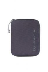 Portfel turystyczny RFiD Bi-Fold Wallet Recycled. Niebieskie portfele damskie Lifeventure, bez wzorów, z materiału. Za 87.99 zł.
