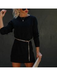 Milan Kiss Sukienka w kolorze czarnym rozmiar: L. Czarne sukienki damskie Milan Kiss, l, bez wzorów, bez kołnierzyka, bez ramiączek, mini. Za 148.26 zł.