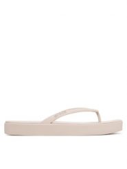 Crocs Japonki Miami Square Flatform Flip 214161 Brązowy. Brązowe klapki damskie Crocs, bez wzorów, z tworzywa sztucznego, bez obcasa. Za 179.99 zł.