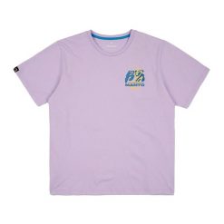 Koszulka damska MANTO Harmony Oversize. Fioletowe bluzki damskie Manto, xl, bez wzorów, bez ramiączek. Za 99.99 zł.