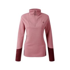Damska koszulka termiczna 1/4 zip Dare 2B Iced Core Stretch. Czerwone bielizna termoaktywna damska Dare 2b, m, bez wzorów, z poliesteru. Za 186.80 zł.