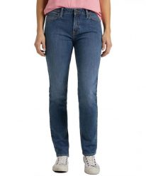 SPODNIE JEANSOWE DAMSKIE LEE Elly MID WORN L305SJVQ 112106215. Spodnie materiałowe damskie Lee, bez wzorów, z jeansu. Za 209.99 zł.