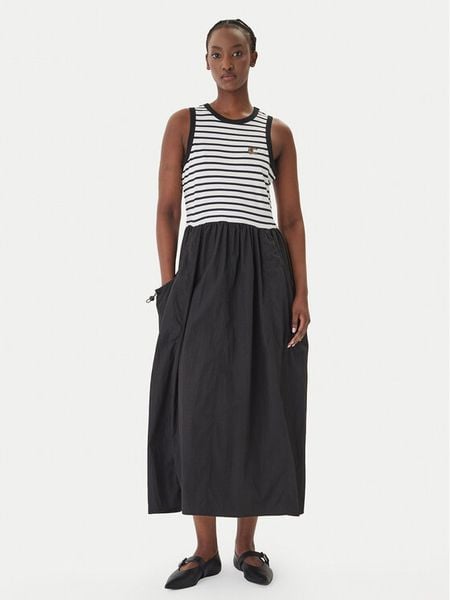 LOLA CASADEMUNT Sukienka codzienna LS2616151 Czarny Regular Fit. Czarne sukienki damskie lola casademunt, na co dzień, s, bez wzorów, z syntetyku, bez kołnierzyka, bez ramiączek, proste. Za 627.99 zł.