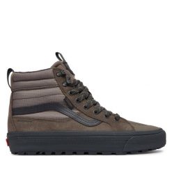 Tenisówki Vans. Brązowe trampki i tenisówki męskie Vans, bez wzorów, bez zapięcia. Za 619.99 zł.