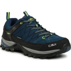 Buty trekkingowe męskie CMP Rigel Low niebieskie. Czarne buty trekkingowe męskie CMP, z materiału, bez zapięcia, trekkingowe. Za 399.99 zł.