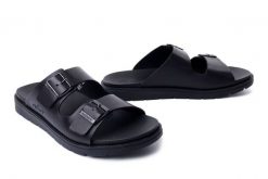 RIEKER 24290-00 black, klapki męskie. Czarne klapki i japonki męskie Rieker. Za 231.92 zł.