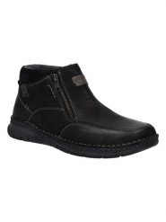 Josef Seibel Skórzane botki "Narkeni 03" w kolorze czarnym do kostki rozmiar: 45. Czarne buty zimowe męskie Josef Seibel, bez zapięcia. Za 294.95 zł.