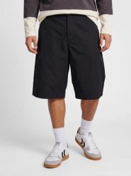 Hummel Szorty hmlI-D BIG SHORTS z recyklingowanego poliestru – dłuższy krój,. Czarne szorty damskie HUMMEL, bez wzorów, z materiału, klasyczne, z standardowym stanem. Za 229.44 zł.