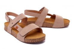 JOSEF SEIBEL 64902 651 200 Hannah 02 beige, sandały damskie. Brązowe sandały damskie Josef Seibel, bez wzorów, ze skóry, bez obcasa. Za 194.95 zł.