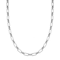 True Rebels Naszyjnik ze stali nierdzewnej w srebrze Naszyjniki 1 ct Męskie. Szare biżuteria dla mężczyzn True Rebels, srebrne. Za 219.99 zł.