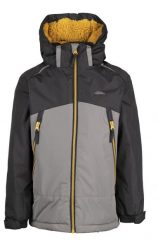 Trespass Discover - męska kurtka przeciwdeszczowa pikowana Storm Grey. Szare kurtki męskie Trespass, m, bez wzorów, z materiału, bez kaptura. Za 254.99 zł.