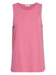 MOSS COPENHAGEN Top "Ovisa Fenya" w kolorze różowym rozmiar: M/L. Różowe topy damskie MOSS COPENHAGEN, l, bez wzorów, bez kołnierzyka. Za 43.88 zł.