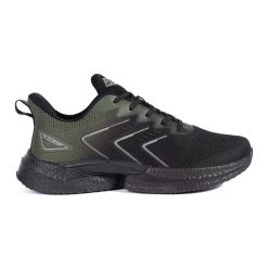 Vico Czarno-zielone lekkie buty sportowe sznurowane czarne. Czarne buty sportowe na co dzień damskie bez wzorów. Za 166.74 zł.