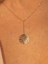 OR ÉCLAT Pozłacany naszyjnik "Rosace pendante" - dł. 42 cm rozmiar: onesize. Żółte naszyjniki damskie Or Éclat, pozłacane. Za 935.99 zł.