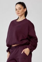 Damska bluza sportowa oversize Rough Radical Trip Classic. Brązowe bluzy bez kaptura damskie ROUGH RADICAL, s, z bawełny. Za 159.99 zł.