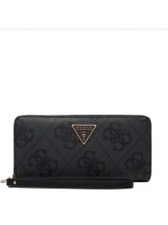 Guess Portfel Laurel II Slg SWSO74 59146 Szary. Szare portfele damskie Guess, z aplikacjami, ze skóry. Za 299.99 zł.