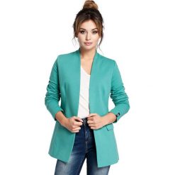 Marynarka w kolorze turkusowym. Zielone marynarki i żakiety damskie Be Wear, l, bez wzorów. Za 179.95 zł.