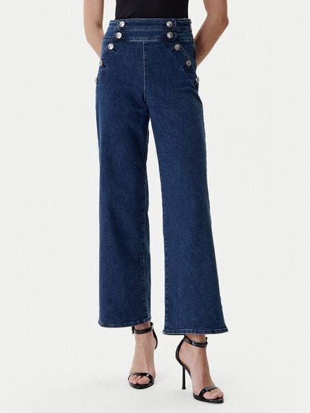Guess Jeansy W6RA3R D0910 Granatowy Wide Leg. Niebieskie jeansy damskie Guess. Za 619.99 zł.