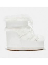Moon Boot Botki zimowe "Icon Low" w kolorze białym rozmiar: 36/38. Białe botki damskie Moon Boot, na zimę, z materiału, bez obcasa, bez zapięcia. Za 434.85 zł.