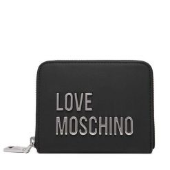 Portfel LOVE MOSCHINO. Czarne portfele damskie Love Moschino, bez wzorów. Za 399.99 zł.