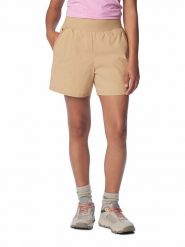 Columbia Szorty funkcyjne "Leslie Falls™" w kolorze beżowym rozmiar: XS. Brązowe spodenki sportowe damskie Columbia, xs, z materiału, outdoorowe. Za 65.85 zł.