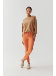 TATUUM Dżinsy - Slim fit - w kolorze pomarańczowym rozmiar: 40. Pomarańczowe jeansy damskie Tatuum. Za 188.85 zł.