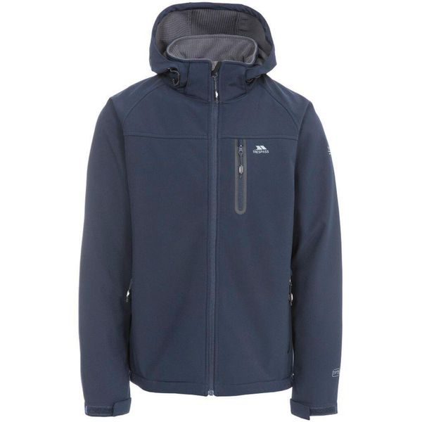 Trespass Accelerator Ii - Męski softshell Jkt Navy. Niebieskie kurtki softshell damskie Trespass, m, bez wzorów, z softshellu, bez kaptura. Za 387.99 zł.