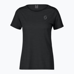 Koszulka do biegania damska SCOTT Endurance Lt. Czarne t-shirty damskie Scott, l, bez wzorów, z materiału, bez ramiączek. Za 139.99 zł.