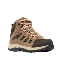 Buty trekkingowe Columbia Crestwood™ Mid Wodoodporne. Brązowe obuwie trekkingowe damskie Columbia, na lato. Za 399.99 zł.