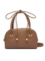 Furla Torebka Poppy Mini WE00915 BX4573 4489S Beżowy. Brązowe torebki klasyczne damskie Furla, bez wzorów, ze skóry, bez dodatków. Za 1,169.00 zł.