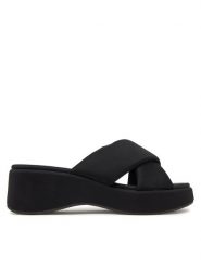 ONLY Shoes Klapki Onlmorgan-3 Czarny. Czarne klapki damskie ONLY Shoes, bez wzorów, ze skóry, bez obcasa. Za 119.99 zł.