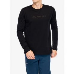 Longsleeve męski Vaude Logo LS T-Shirt. Czarne koszulki męskie z długim rękawem Vaude, m, bez wzorów, bez kołnierzyka. Za 130.99 zł.