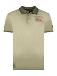Geographical Norway Koszulka polo "Kotz" w kolorze khaki rozmiar: L. Brązowe koszulki polo męskie Geographical Norway, l, bez wzorów, z bawełny, bez ramiączek. Za 96.60 zł.
