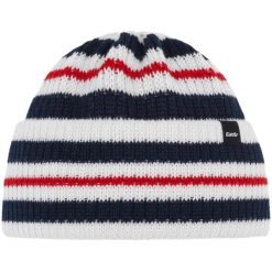 Czapka Eisbar Stripy MÜ. Niebieskie czapki męskie Eisbar, bez wzorów, z materiału, sportowe. Za 179.90 zł.