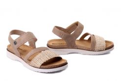 INBLU FA-05 012 marrone, sandały damskie. Brązowe sandały damskie Inblu, bez wzorów, bez obcasa. Za 101.90 zł.