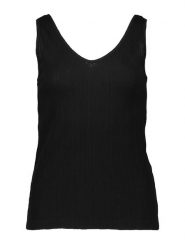 Kaffe Top w kolorze czarnym rozmiar: L. Czarne topy damskie Kaffe, l, bez wzorów, bez kołnierzyka. Za 43.99 zł.