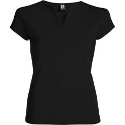 Koszulka Damska Belice. Czarne bluzki damskie ROLY, xl, bez wzorów, sportowe, bez kołnierzyka, bez ramiączek. Za 52.99 zł.