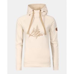 Damska bawełniana bluza z kapturem Kilpi NEA-W. Brązowe bluzy z kapturem damskie Kilpi, z bawełny. Za 318.77 zł.