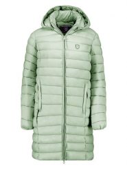 Canadian Peak Płaszcz pikowany "Akitaleak" w kolorze miętowym rozmiar: XL. Zielone płaszcze damskie Canadian Peak, xl, bez wzorów. Za 197.63 zł.