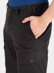 Spodenki turystyczne męskie Fjallraven Ruaha Shorts. Czarne szorty męskie Fjällräven, na lato, bez wzorów, z bawełny. Za 559.40 zł.