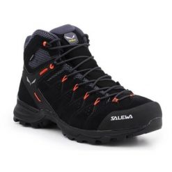 Buty trekkingowe męskie Salewa MS Alp Mate Mid WP. Brązowe buty trekkingowe męskie Salewa, z gumy, za kostkę, bez zapięcia, trekkingowe. Za 832.00 zł.