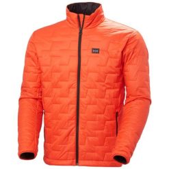 Kurtka puchowa Helly Hansen Lifaloft. Czerwone kurtki męskie Helly Hansen, na zimę, m, bez wzorów, z puchu, sportowe, bez kaptura. W wyprzedaży za 661.00 zł.