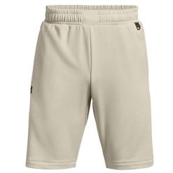 Męskie Spodenki Dresowe Under Armour Terry 279 Short. Brązowe szorty męskie Under Armour, z dresówki, bez kołnierzyka. Za 241.50 zł.