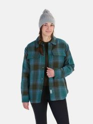 Marmot Kurtka koszulowa "Ridgefield" w kolorze oliwkowo-niebieskim rozmiar: M. Brązowe kurtki damskie Marmot, m, bez wzorów, bez kaptura. Za 245.96 zł.